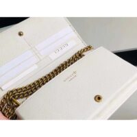 Gucci Women GG Adidas x Gucci Wallet Chain Red Off-White Leather Interlocking G (4)