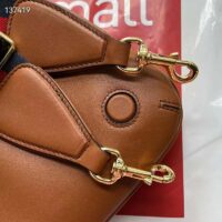 Gucci Women GG Blondie Shoulder Bag Cuir Leather Round Interlocking G (9)