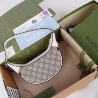 Gucci Women Ophidia GG Mini Bag Beige Ebony GG Supreme Canvas (3)