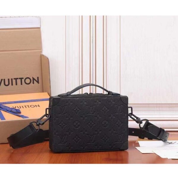 Louis Vuitton LV Unisex Handle Soft Trunk Black Taurillon Monogram Calf Leather (6)