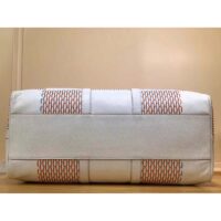 Louis Vuitton LV Unisex Keepall 50B White Damier Spray Cowhide Leather Textile Lining (2)
