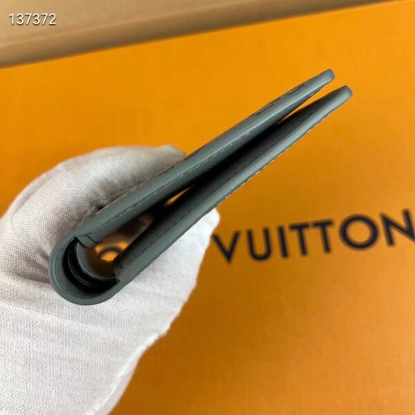 Louis Vuitton LV Unisex Multiple Wallet Anthracite Gray Monogram Shadow Calf Leather (3)