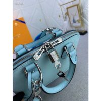 Louis Vuitton LV Women Alma BB Handbag Turquoise Blue Epi Grained Cowhide Leather (7)