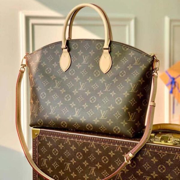 Louis Vuitton LV Women Boétie MM Monogram Coated Canvas Cowhide Leather (11)