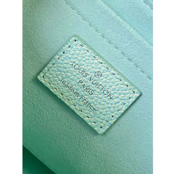 Louis Vuitton LV Women Multi Pochette Accessoires Green Sprayed Embossed Grained Cowhide (11)