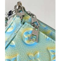 Louis Vuitton LV Women Multi Pochette Accessoires Green Sprayed Embossed Grained Cowhide (2)