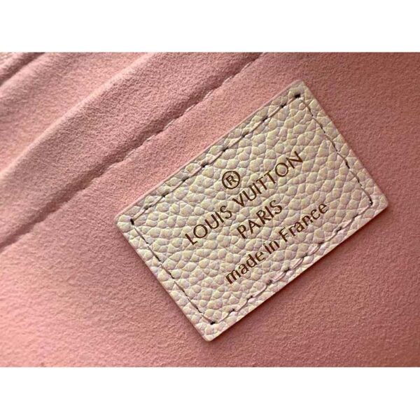 Louis Vuitton LV Women Multi Pochette Accessoires Pink Sprayed Embossed Grained Cowhide (5)