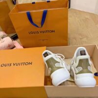 Louis Vuitton Women LV Archlight Sneaker Since 1854 Beige Jacquard Textile (2)