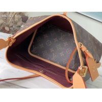 Louis Vuitton Women LV CarryAll PM Handbag Brown Monogram Coated Canvas (12)