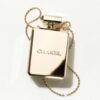 Chanel Women CC Evening Bag Metal Gold