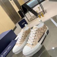 Dior Unisex B23 Low Top Sneaker Natural CD Diamond Canvas (2)