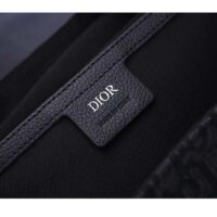 Dior Unisex CD Motion Backpack Black Oblique Jacquard Black Grained Calfskin (2)