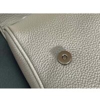 Dior Unisex CD Saddle Bag Dior Gray Grained Calfskin ‘Christian Dior 1947’ Signature (2)