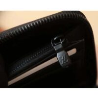 Louis Vuitton LV Unisex Brazza Wallet Vertical Black Monogram Shadow Calf Leather (8)
