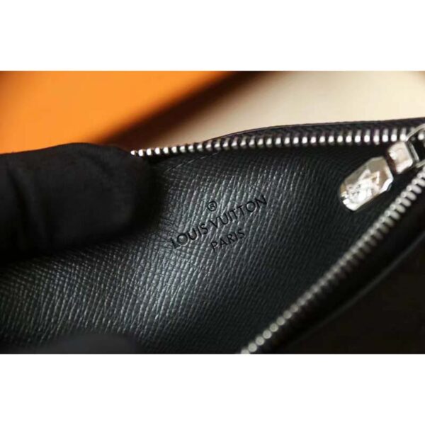 Louis Vuitton LV Unisex Coin Card Holder Taigarama Taiga Leather Monogram Canvas (8)