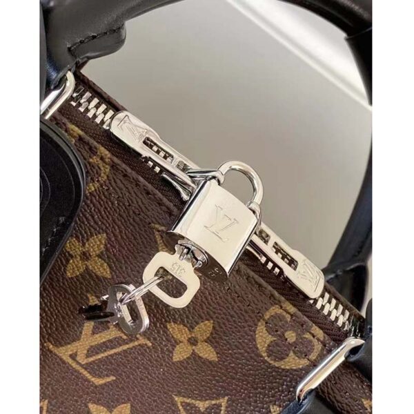 Louis Vuitton LV Unisex Keepall Bandoulière 55 Monogram Canvas Natural Cowhide Leather (2)