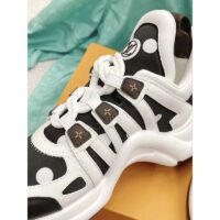 Louis Vuitton Women LV Archlight Sneaker White Black Satin Oversized Rubber (3)