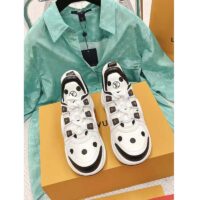 Louis Vuitton Women LV Archlight Sneaker White Black Satin Oversized Rubber (3)