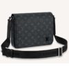 Louis Vuitton LV Men District PM Bag in Monogramme Eclipse Coated Canvas