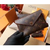 Louis Vuitton LV Unisex Kirigami Pochette Brown Monogram Coated Canvas Cowhide Leather (8)