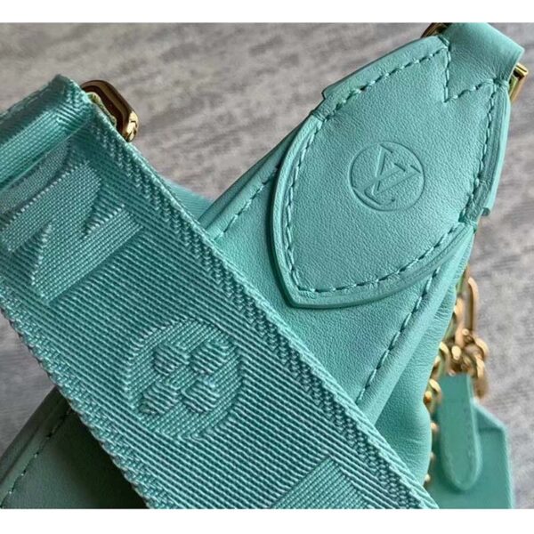 Louis Vuitton LV Women Over The Moon Vert D’Eau Green Quilted Embroidered Calf (7)