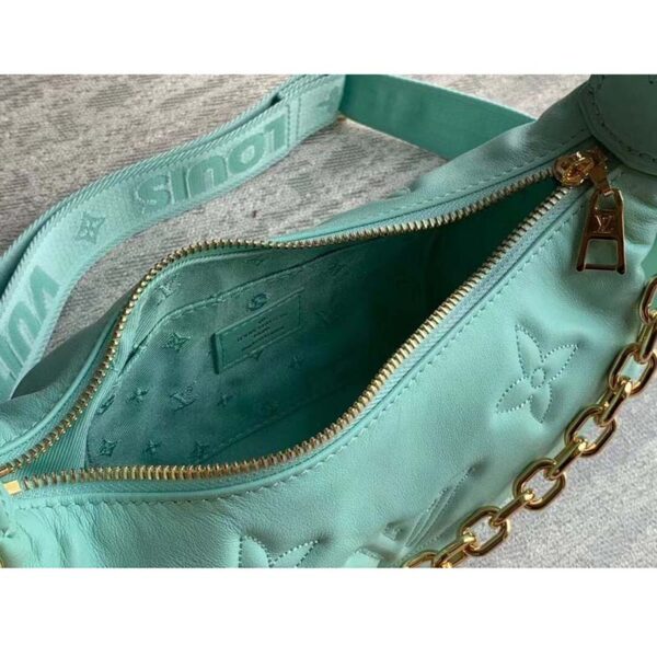 Louis Vuitton LV Women Over The Moon Vert D’Eau Green Quilted Embroidered Calf (8)