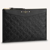 Louis Vuitton Unisex Daily Pouch Black Monogram Empreinte Embossed Supple Grained Cowhide (9)