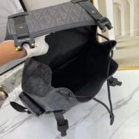 Dior Unisex CD Hit The Road Backpack Black CD Diamond Canvas (12)