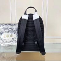 Dior Unisex CD Rider Backpack Black Dior Oblique Jacquard (4)