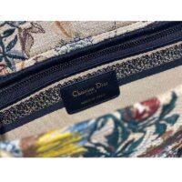 Dior Women CD Medium Lady D-Lite Bag Beige Multicolor Dior Jardin D’Hiver Embroidery (1)