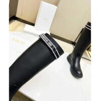 Dior Women Shoes CD D-Racer Boot Black Calfskin (5)