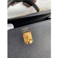 Hermes Women Kelly Sellier 32 Bag in Togo Leather with Gold Hardware-Black (11)