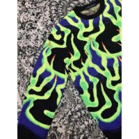 Louis Vuitton LV Men Graphic Crewneck Wool Green Blue Black Multicolor Regular Fit (12)