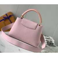 Louis Vuitton LV Women Capucines BB Handbag Pearly Pink Taurillon Leather (2)