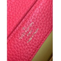 Louis Vuitton LV Women Capucines Mini Handbag Dragon Fruit Pink Cedrat Taurillon Leather (11)