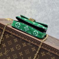 Louis Vuitton LV Women Micro Métis Bag Green Monogram Jacquard Velvet (1)