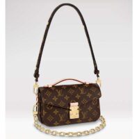 Louis Vuitton LV Women Pochette Métis East West Bag Brown Monogram Coated Canvas (2)