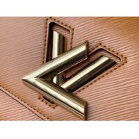 Louis Vuitton LV Women Twist MM Handbag Brown Epi Grained Cowhide Leather (1)