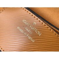 Louis Vuitton LV Women Twist MM Handbag Brown Epi Grained Cowhide Leather (1)