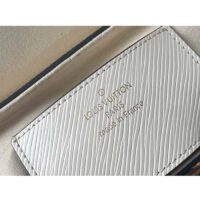 Louis Vuitton LV Women Twist MM Handbag Quartz White Epi Grained Leather (4)