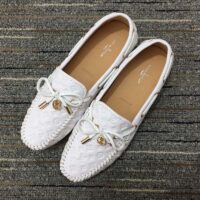 Louis Vuitton Unisex LV Arizona Moccasin White Monogram Canvas Tubular Construction (1)