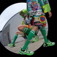 Louis Vuitton Unisex LV Runner Tatic Sneaker Green Mix Materials Rubber Outsole (9)