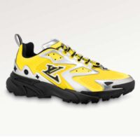 Louis Vuitton Unisex LV Runner Tatic Sneaker Yellow Mix Materials Rubber Monogram Flowers (8)