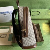 Gucci Unisex Backpack Interlocking G Beige Ebony GG Supreme Canvas (1)