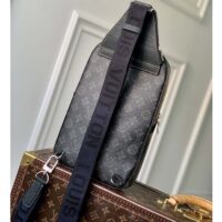 Louis Vuitton LV Unisex Avenue Sling Bag NM Dark Green Monogram Coated Canvas