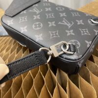 Louis Vuitton LV Unisex Outdoor Sling Bag Taigarama Noir Black Monogram Coated Canvas (6)