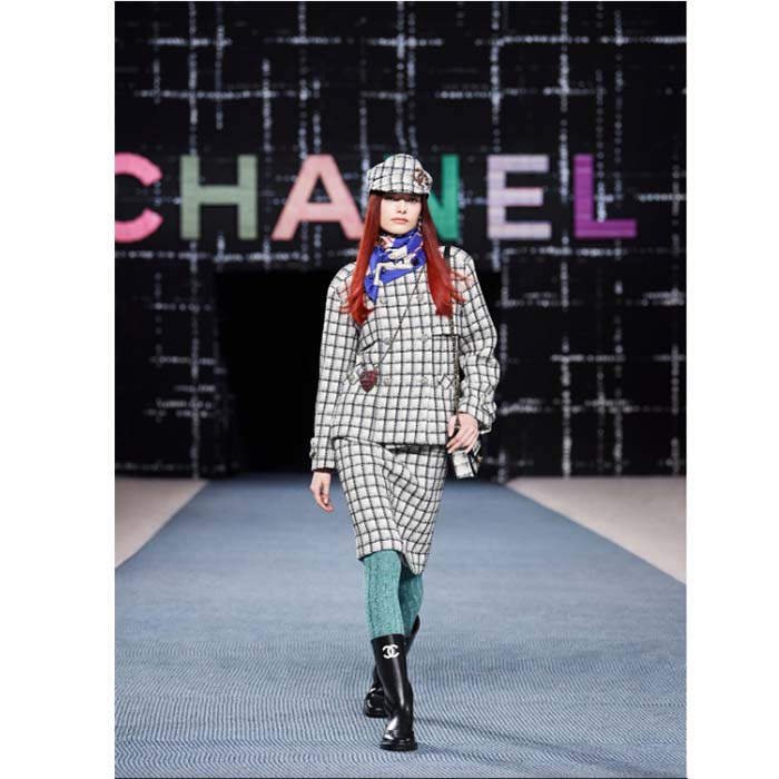 Chanel Women CC High Boots Caoutchouc Leather Black (15)