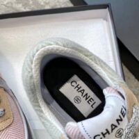 Chanel Women CC Sneakers Fabric & Suede Calfskin Multicolor 1 Cm Heel (7)