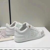 Dior Unisex Shoes CD Dior Star Sneaker White Calfskin Suede (4)