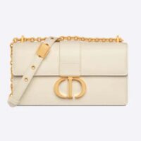 Dior Women CD 30 Montaigne East-West Bag Chain Latte Calfskin (4)